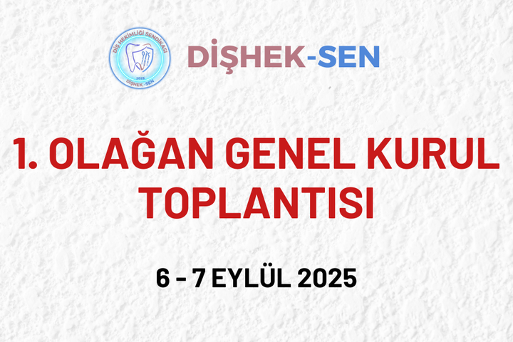 DişHek-Sen 1. Olağan Genel Kurul Toplantısı
